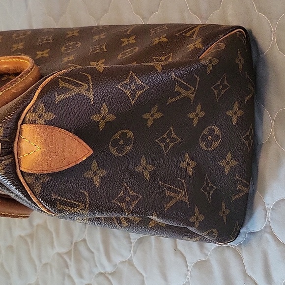 LOUIS VUITTON Monogram Speedy 30 Hand Bag M41526 LV Auth 74346 - Picture 3 of 12